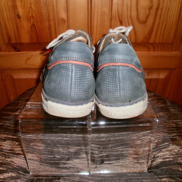 FLUCHOS MEN'S BLUE SUEDE SHOES MADE IN SPAIN Sz 10.5 - Picture 9 of 12